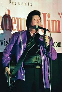 Gentleman Jim Singing in a Purple Jacket